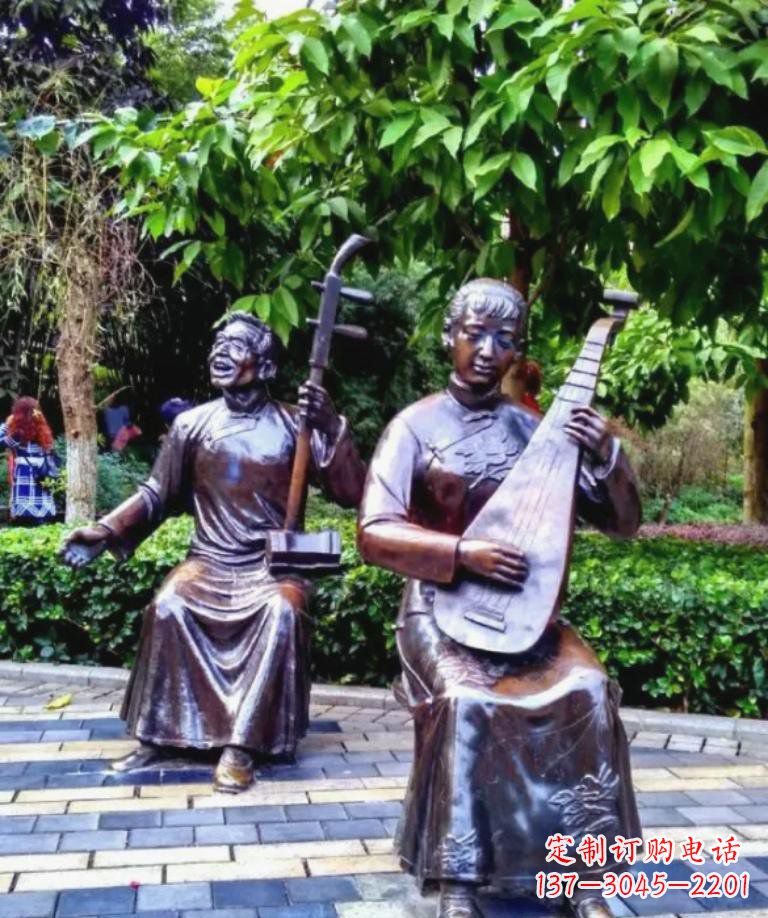 湖北以音乐为灵感原点的二胡铜雕