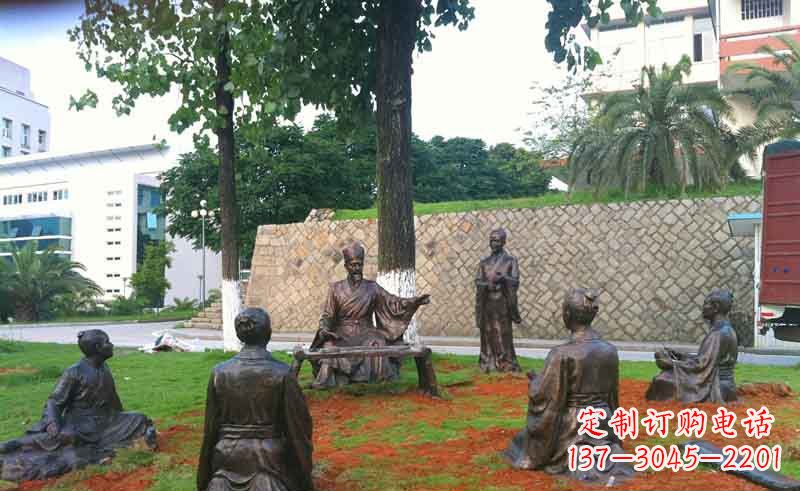 湖北艺术经典朱熹铜雕雕塑