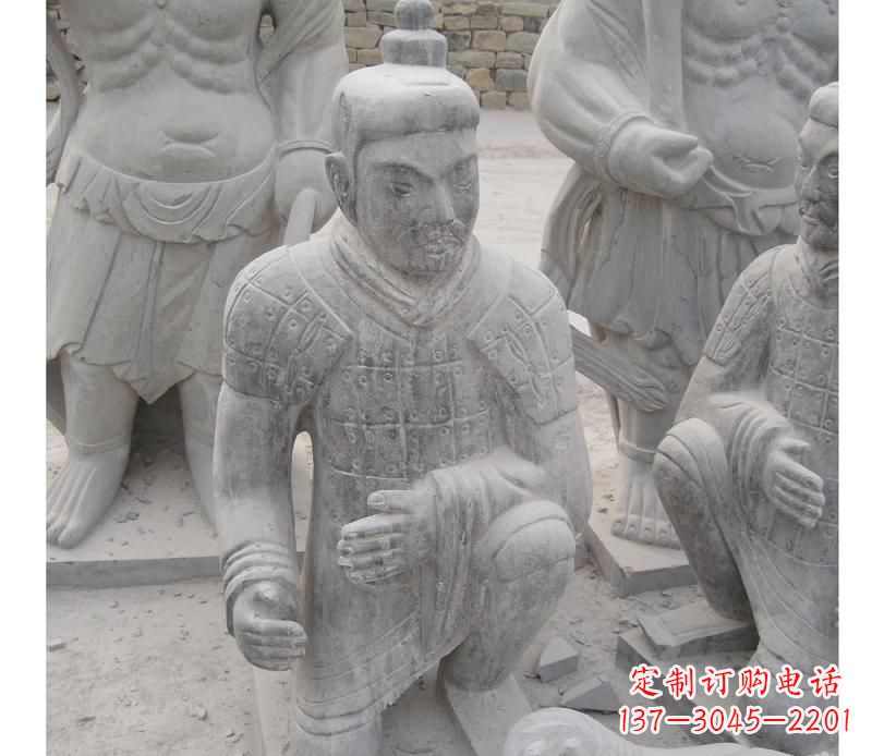 湖北精致兵马俑雕塑,给您的空间一丝古代历史