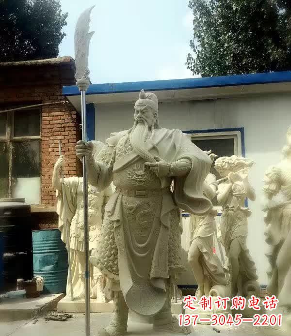 湖北古代关公石雕