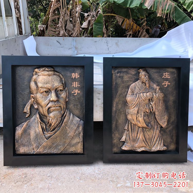 湖北中领雕塑专业的古代历史名人头像雕塑定制