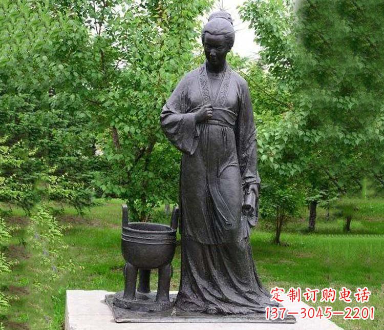 湖北李清照铜雕-精致的传统艺术