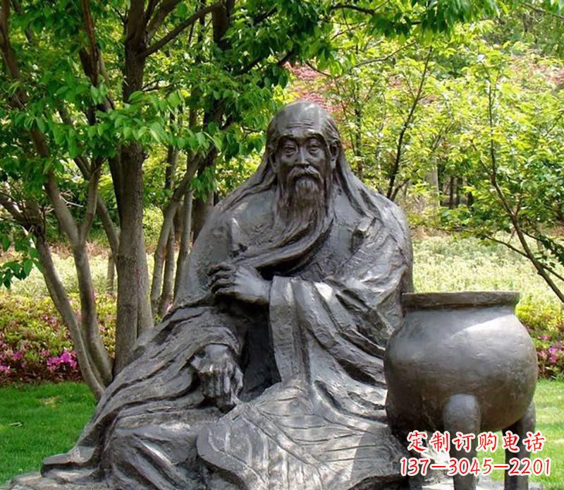 湖北古代名人铜雕