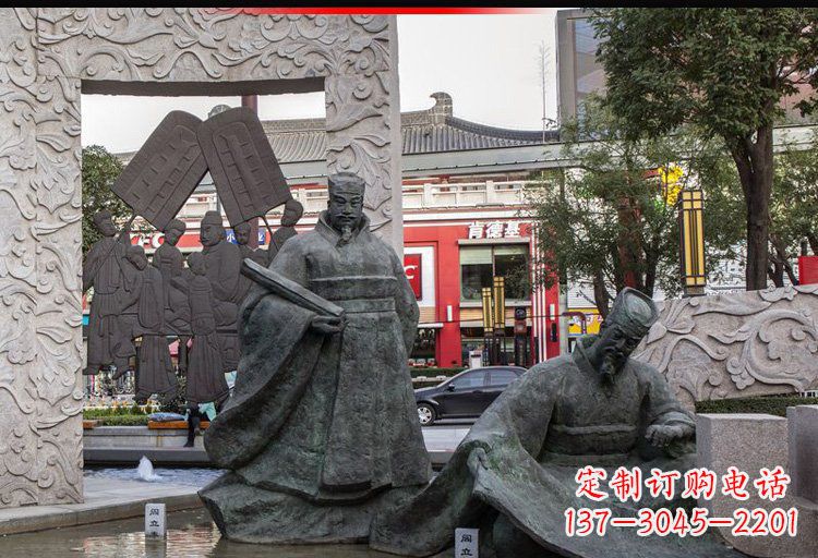 湖北阎立德铜雕名人雕塑精美绝伦
