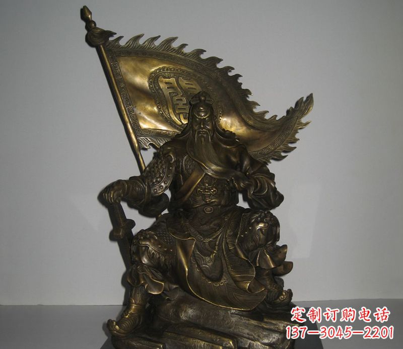 湖北经典传承|古代名人关公铜雕