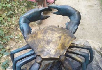 湖北中领雕塑精美绝伦的螃蟹铜雕