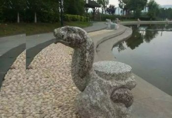 湖北中领雕塑-十二生肖蛇石雕