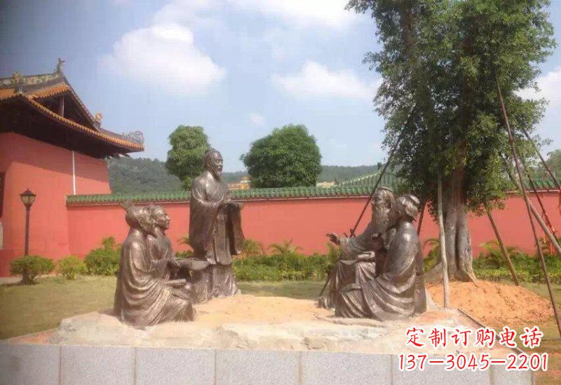 湖北经典经典,传承孔子之魅力——孔子铜雕
