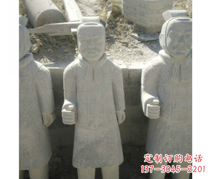 湖北欣赏秦帝国历史，精美的兵马俑雕塑