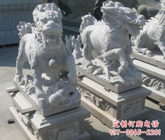 湖北优质古代神兽麒麟石雕
