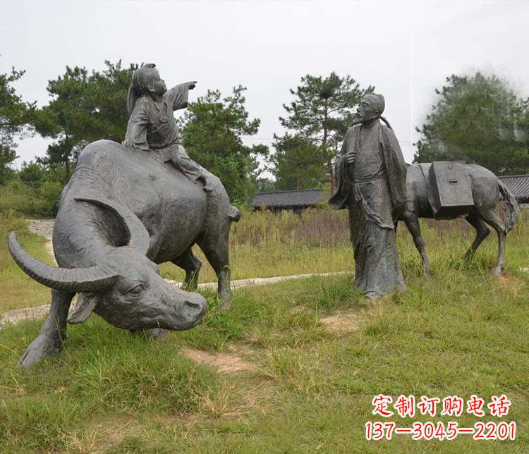 湖北杜牧精品铜雕雕塑