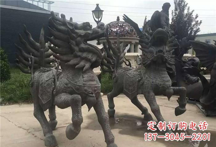 湖北古代铜雕麒麟