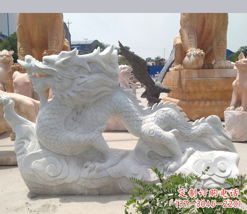 湖北古代风格的动物石雕