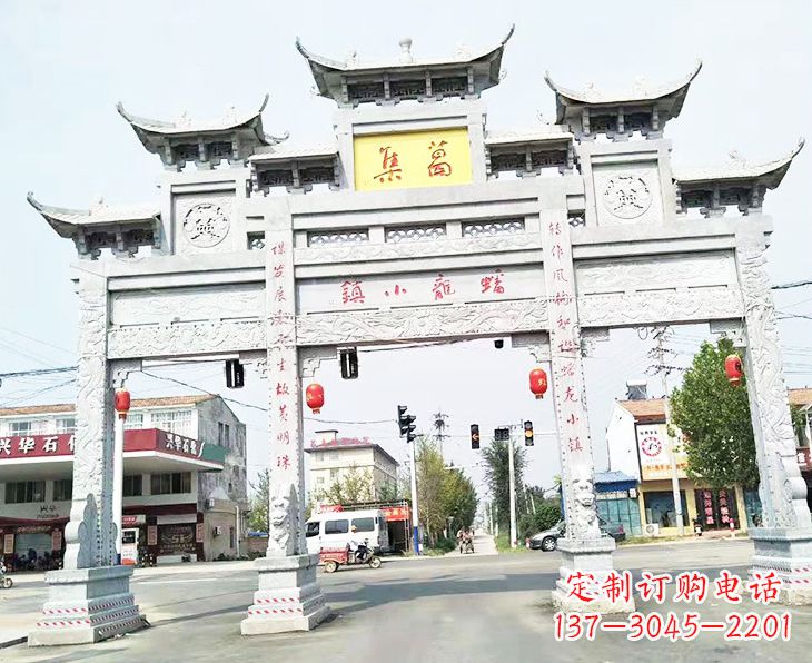 湖北牌坊雕塑:传承古典文化,新的艺术精粹