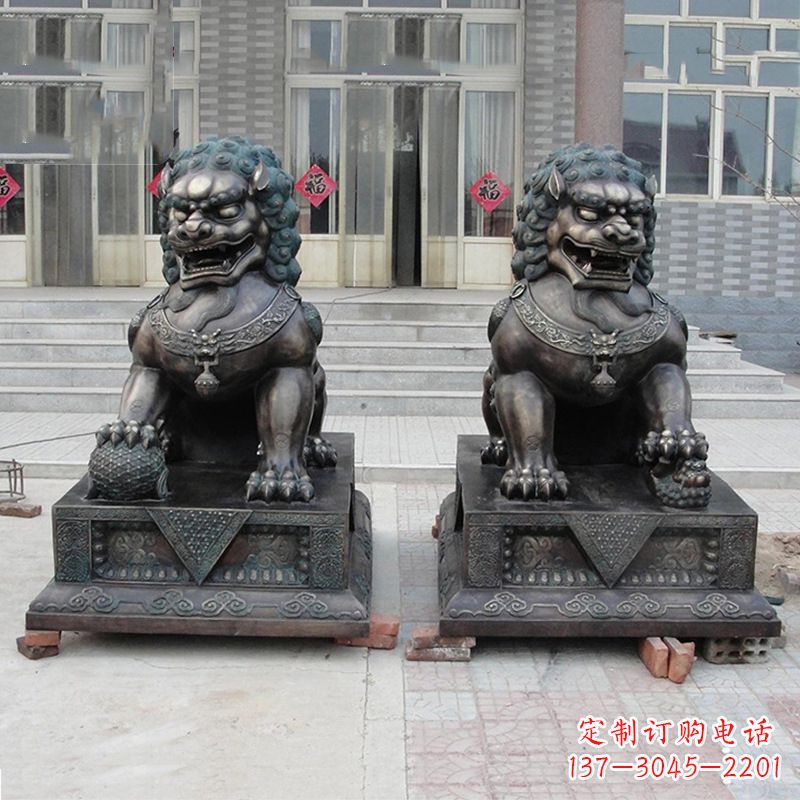 湖北故宫狮子雕塑,精美绝伦,给您不一样的视觉享受