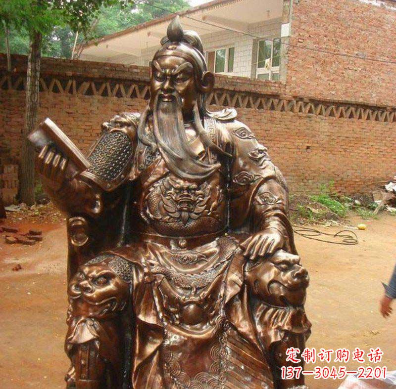 湖北天下英雄，关公雕塑