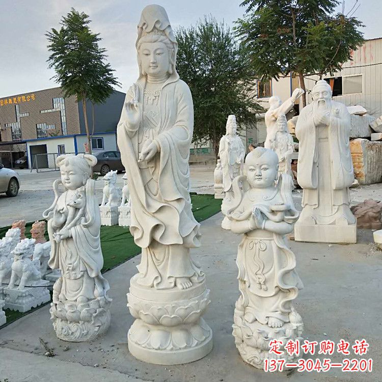 湖北永恒的祝福——观音菩萨送子佛像石雕