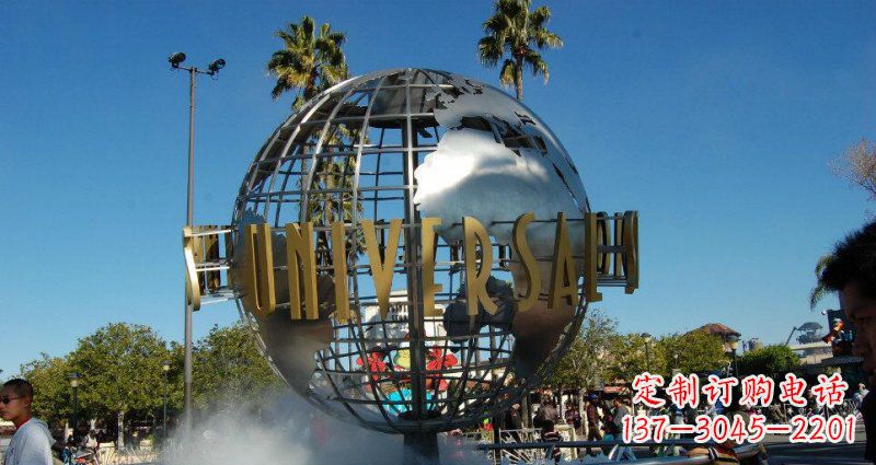 湖北中领雕塑仿真不锈钢地球雕塑