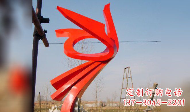 湖北高贵凤凰不锈钢雕塑