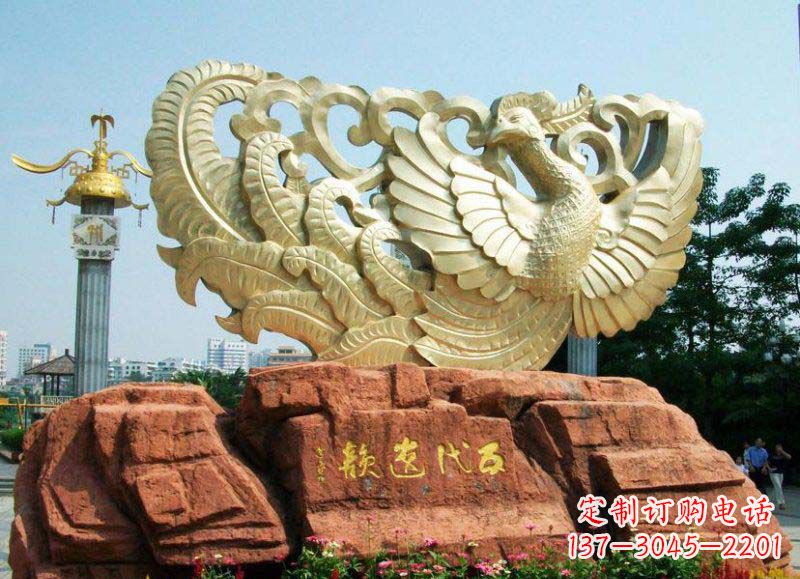 湖北中领雕塑凤凰雕塑,精美绝伦
