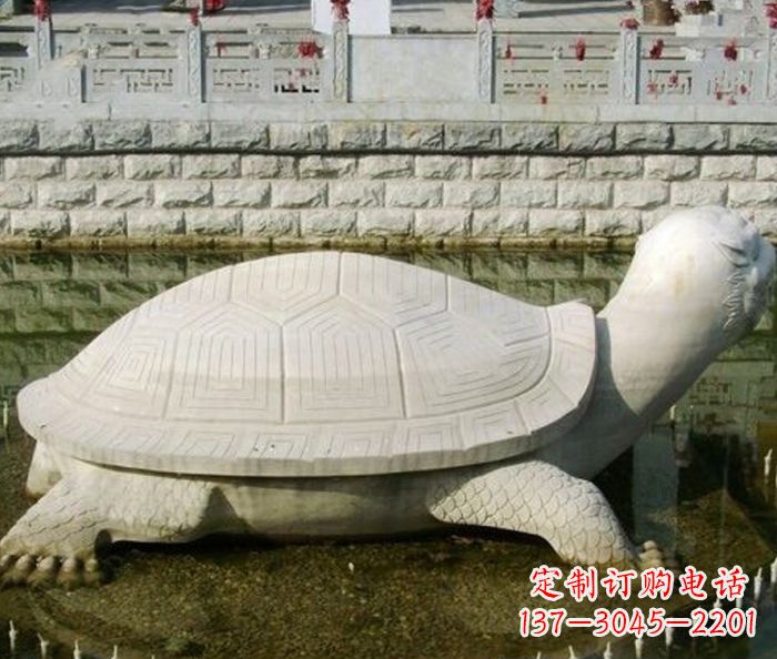湖北广场景观龟喷泉石雕