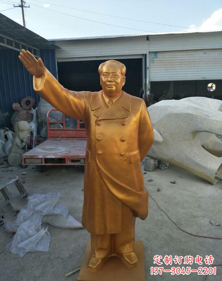 湖北毛主席铜雕——定制精美大型雕塑