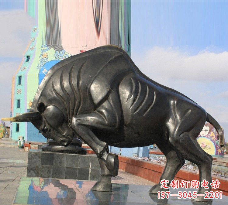 湖北十二生肖牛铜雕，传承千年传统