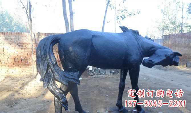 湖北广场铜马动物铜雕