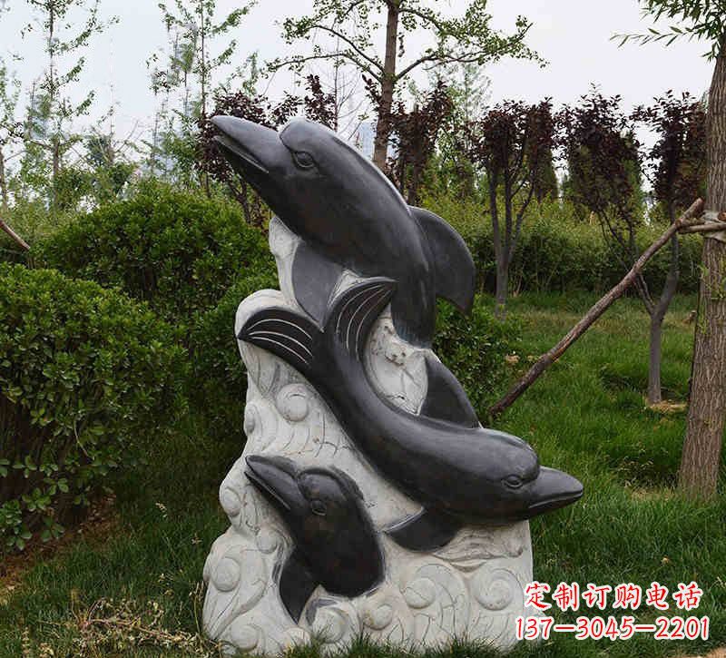 湖北特色海豚雕塑,带您体验最真实的海洋梦想