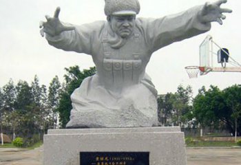 湖北中领雕塑|专业制作黄继光石雕