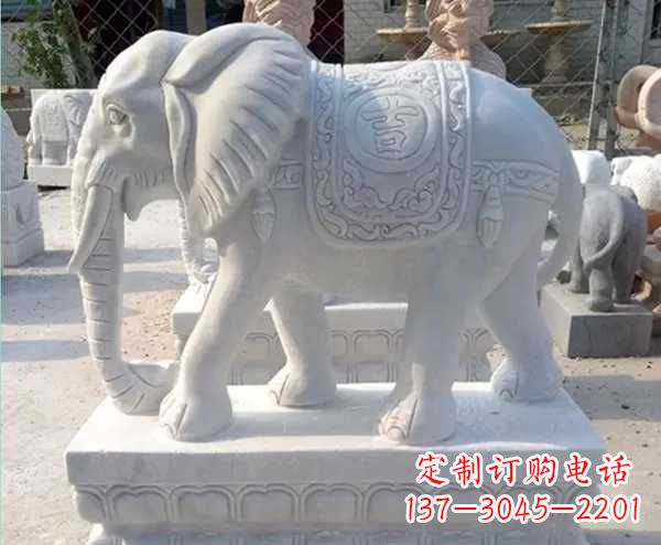 湖北高贵厚重的大象雕塑