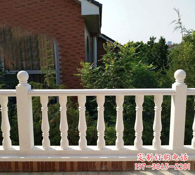 湖北汉白玉欧式栏杆石雕