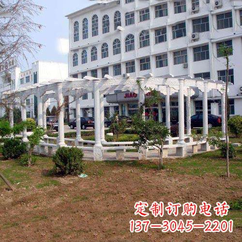 湖北汉白玉欧式石雕花架