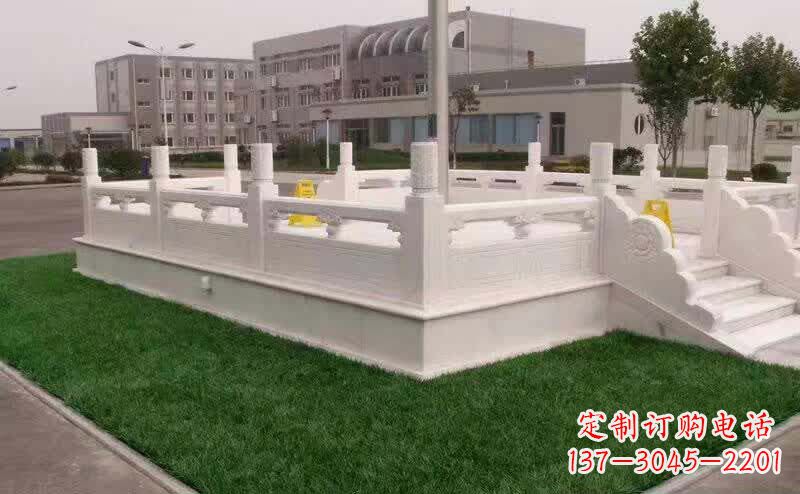 湖北完美艺术——汉白玉升旗台雕塑