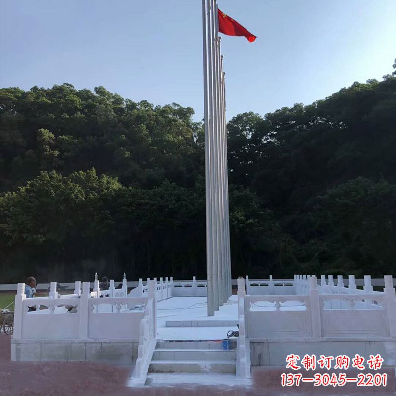 湖北中领雕塑是一家专业定制汉白玉石雕国旗台的…