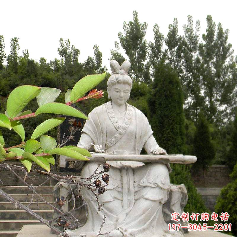 湖北蔡文姬石雕，见证历史美女蔡文姬的魅力