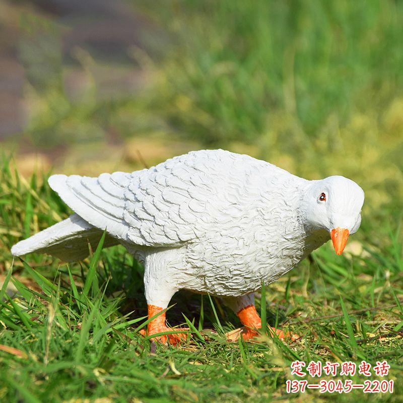 湖北和平鸽雕塑模型