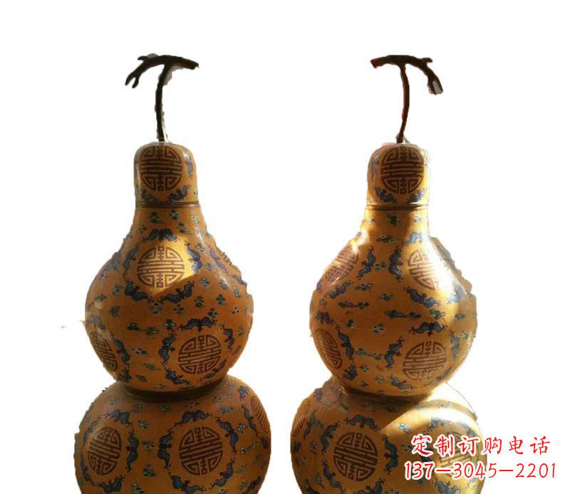 湖北葫芦铜雕