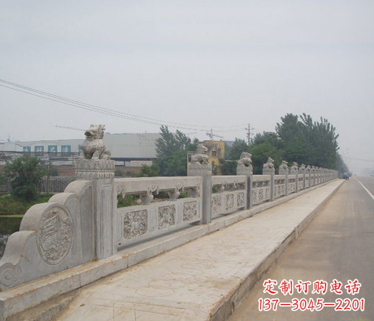 湖北专业的护城河大理石栏板石雕