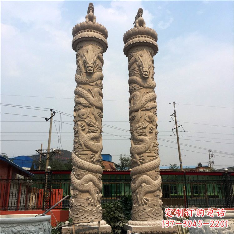 湖北中领雕塑华表龙柱,极致艺术精品
