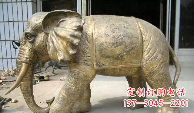 湖北黄铜吉祥大象
