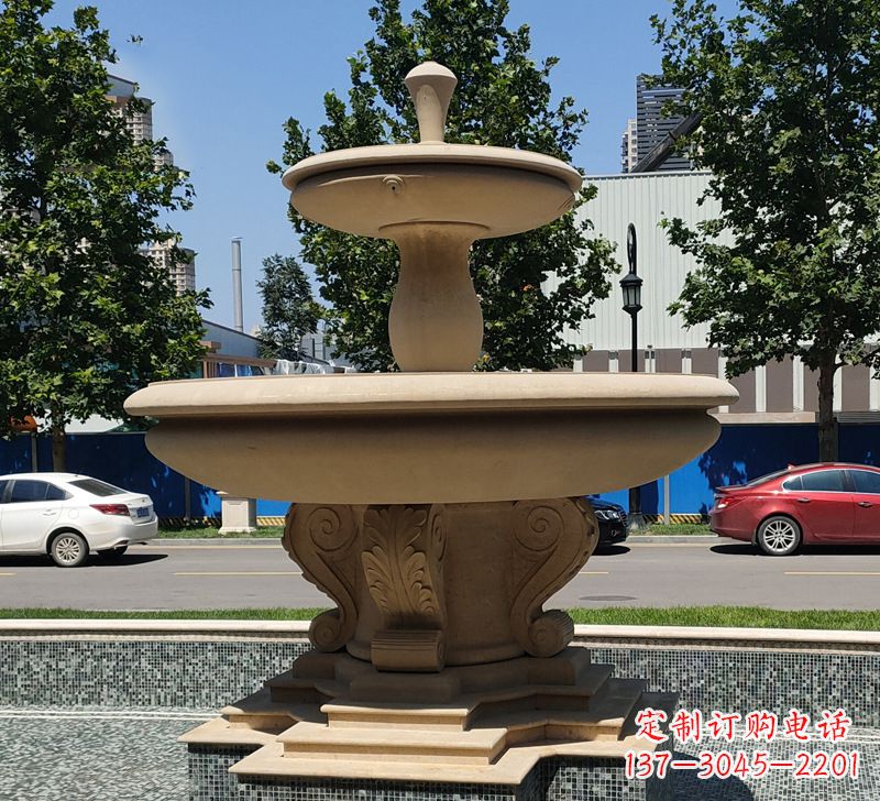 湖北恵安石雕风水球-祈福家庭幸福
