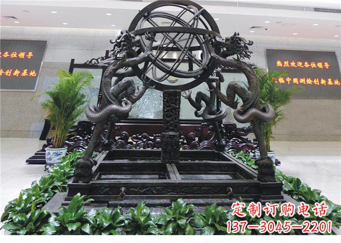 湖北浑天仪古铜雕:将古雅气息带入家居