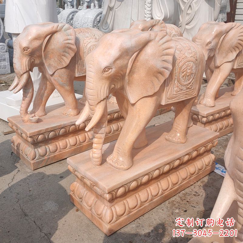 湖北中领雕塑:大象雕塑吉祥如意