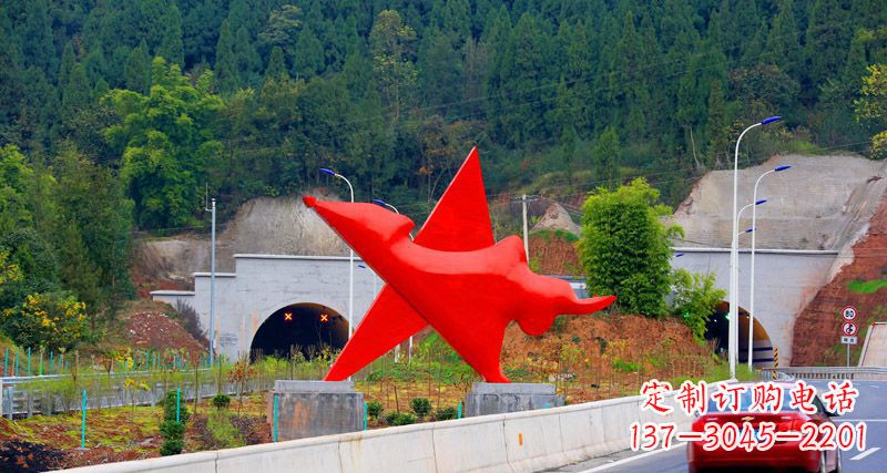 湖北不锈钢五角星雕塑——把美好变成珍藏
