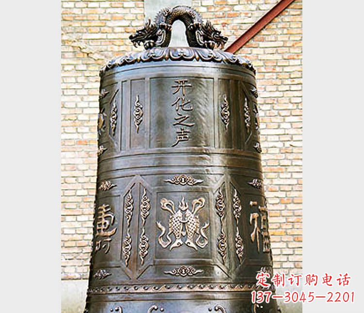 湖北金光寺景观铜钟