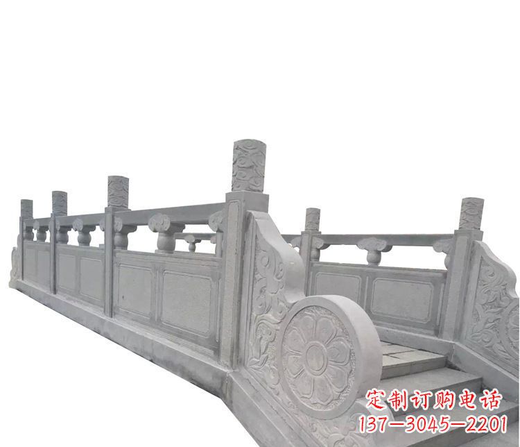 湖北中领雕塑精美的大理石栏板石雕