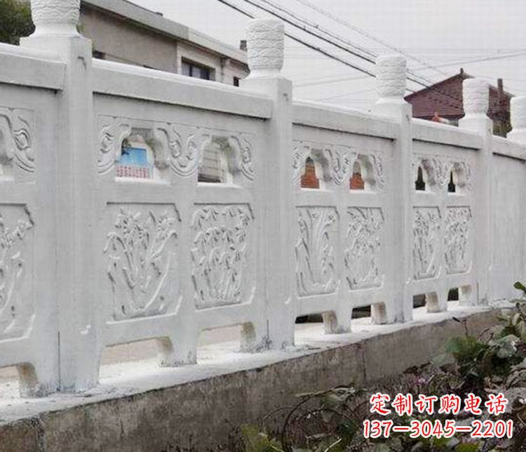 湖北优雅大理石栏板雕塑