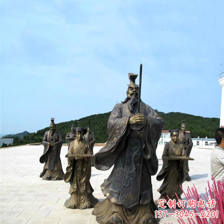 湖北中领雕塑——汉武帝刘彻祭天情景雕塑
