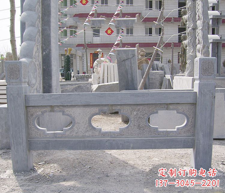 湖北景区镂空仿古栏板石雕 (2)